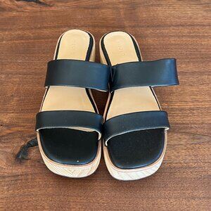 Like New- Nisolo Ellie All-Day Clog, black 7.5